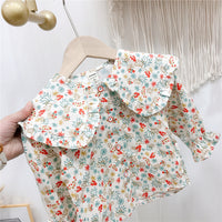 Load image into Gallery viewer, Baby Kid Girls Flower Print Blouses Wholesale 220302331
