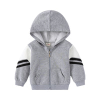 Load image into Gallery viewer, Baby Kid Boys Striped Jackets Outwears Wholesale 220302334
