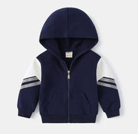 Load image into Gallery viewer, Baby Kid Boys Striped Jackets Outwears Wholesale 220302334
