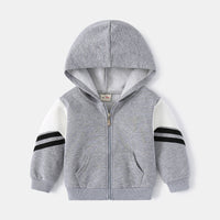 Load image into Gallery viewer, Baby Kid Boys Striped Jackets Outwears Wholesale 220302334

