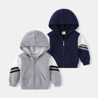 Load image into Gallery viewer, Baby Kid Boys Striped Jackets Outwears Wholesale 220302334
