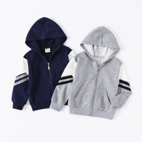 Load image into Gallery viewer, Baby Kid Boys Striped Jackets Outwears Wholesale 220302334
