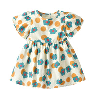 Load image into Gallery viewer, Baby Kid Girls Flower Print Dresses Wholesale 220302341
