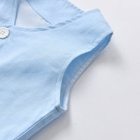 Load image into Gallery viewer, 3 Pieces Set Baby Kid Boys Bow Shirts Solid Color Vests Waistcoats And Pants Wholesale 220302360
