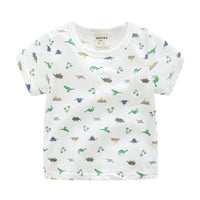 Load image into Gallery viewer, Baby Kid Boys Dinosaur Cartoon Print T-Shirts Wholesale 220302369
