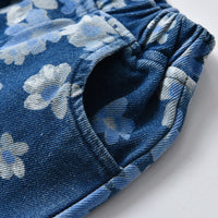 Load image into Gallery viewer, 2 Pieces Set Baby Kid Girls Flower Cartoon Print Jackets Outwears And Pants Wholesale 220302390
