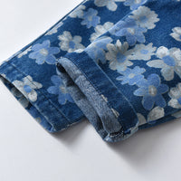 Load image into Gallery viewer, 2 Pieces Set Baby Kid Girls Flower Cartoon Print Jackets Outwears And Pants Wholesale 220302390
