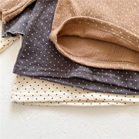 Load image into Gallery viewer, 2 Pieces Set Baby Kid Girls Polka dots Tops And Pants Sleepwears Wholesale 220302391
