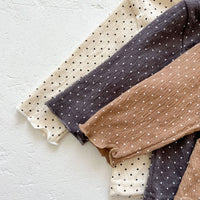 Load image into Gallery viewer, 2 Pieces Set Baby Kid Girls Polka dots Tops And Pants Sleepwears Wholesale 220302391
