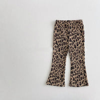 Load image into Gallery viewer, Baby Kid Girls Solid Color Leopard print Polka dots Checked Pants Wholesale 220302393
