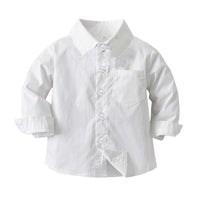 Load image into Gallery viewer, Baby Kid Big Kid Boys Solid Color Shirts Wholesale 220302397
