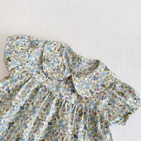 Load image into Gallery viewer, 2 Pieces Set Baby Girls Flower Print Tops And Shorts Wholesale 220302412
