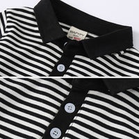 Load image into Gallery viewer, Baby Kid Boys Striped Polo Shirts Wholesale 220302419
