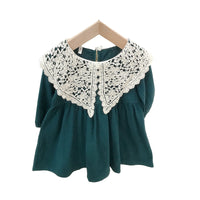 Load image into Gallery viewer, Baby Kid Girls Lace Embroidered Dresses Wholesale 220302437
