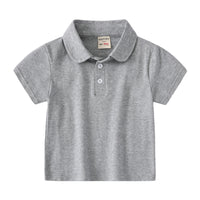 Load image into Gallery viewer, Baby Kid Boys Solid Color Polo Shirts Wholesale 220302464

