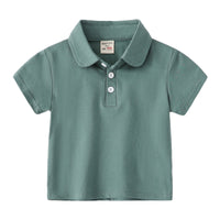 Load image into Gallery viewer, Baby Kid Boys Solid Color Polo Shirts Wholesale 220302464
