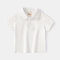 Load image into Gallery viewer, Baby Kid Boys Solid Color Polo Shirts Wholesale 220302464
