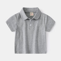 Load image into Gallery viewer, Baby Kid Boys Solid Color Polo Shirts Wholesale 220302464
