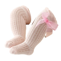 Load image into Gallery viewer, Baby Girls Solid Color Bow Accessories Socks Wholesale 220302472
