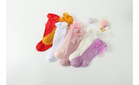 Load image into Gallery viewer, Baby Girls Solid Color Bow Accessories Socks Wholesale 220302472
