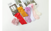 Load image into Gallery viewer, Baby Girls Solid Color Bow Accessories Socks Wholesale 220302472
