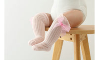 Load image into Gallery viewer, Baby Girls Solid Color Bow Accessories Socks Wholesale 220302472
