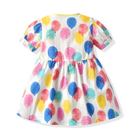 Load image into Gallery viewer, Baby Kid Girls Flower Cartoon Print Dresses Wholesale 220302473
