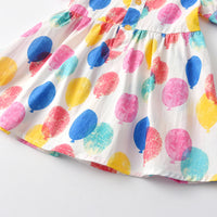 Load image into Gallery viewer, Baby Kid Girls Flower Cartoon Print Dresses Wholesale 220302473
