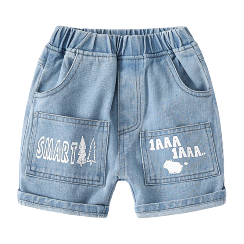 Baby Kid Boys Letters Print Shorts Wholesale 220302479