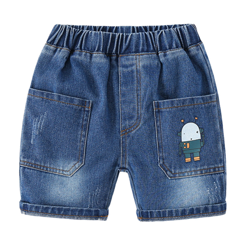 Baby Kid Boys Cartoon Print Shorts Wholesale 220302480