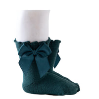Load image into Gallery viewer, Baby Kid Unisex Solid Color Bow Accessories Socks Wholesale 22030296
