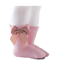 Load image into Gallery viewer, Baby Kid Unisex Solid Color Bow Accessories Socks Wholesale 22030296
