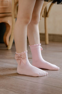 Load image into Gallery viewer, Baby Kid Unisex Solid Color Bow Accessories Socks Wholesale 22030296

