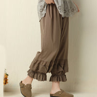 Load image into Gallery viewer, Women Solid Color Embroidered Pants Wholesale 220307114
