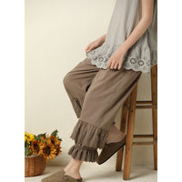 Load image into Gallery viewer, Women Solid Color Embroidered Pants Wholesale 220307114
