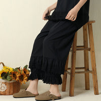 Load image into Gallery viewer, Women Solid Color Embroidered Pants Wholesale 220307114
