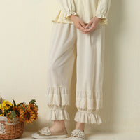 Load image into Gallery viewer, Women Solid Color Embroidered Pants Wholesale 220307114
