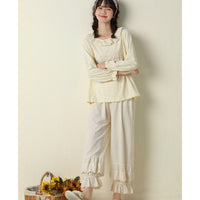 Load image into Gallery viewer, Women Solid Color Embroidered Pants Wholesale 220307114
