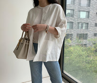 Load image into Gallery viewer, Women Solid Color Tops Wholesale 22030719
