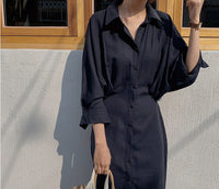 Load image into Gallery viewer, Women Solid Color Dresses Wholesale 22030720
