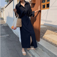 Load image into Gallery viewer, Women Solid Color Dresses Wholesale 22030720
