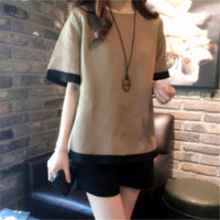 Load image into Gallery viewer, Women Solid Color T-Shirts Wholesale 22030721
