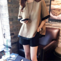 Load image into Gallery viewer, Women Solid Color T-Shirts Wholesale 22030721
