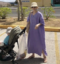 Load image into Gallery viewer, Women Solid Color Dresses Wholesale 220307314
