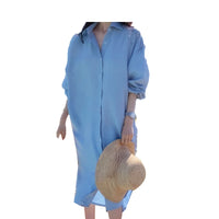 Load image into Gallery viewer, Women Solid Color Dresses Wholesale 220307378
