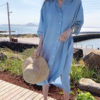 Load image into Gallery viewer, Women Solid Color Dresses Wholesale 220307378
