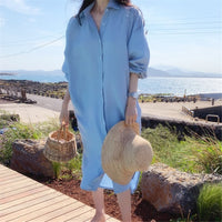 Load image into Gallery viewer, Women Solid Color Dresses Wholesale 220307378
