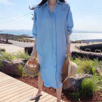 Load image into Gallery viewer, Women Solid Color Dresses Wholesale 220307378
