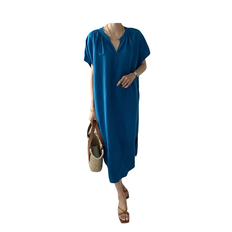 Women Solid Color Dresses Wholesale 220307418