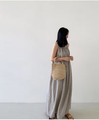 Load image into Gallery viewer, Women Solid Color Dresses Wholesale 220307434
